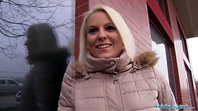 Lucy Shine gets cash for hot sex in public with stranger in POV reality video