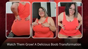 Itzia today feels different, body inflation her boobs inflated