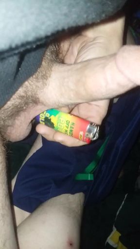 Straight white cock getting hard(soft to hard)