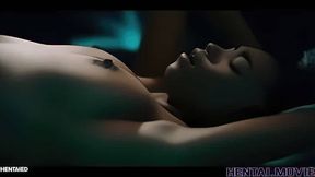 AI Hentai Porn Of Petite Ebony Got Her Pussy Drilled And Creampied By Monster With Huge Tentacle Cock