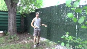 We have prepared eye candy for you, nice behind the scenes footage and outdoor handjob with Casper Ivarsson, part of our new series 2017 series Caravan Boys! Casper, young and hot looking dude, is happy to show off with a gopro, before arriving to our