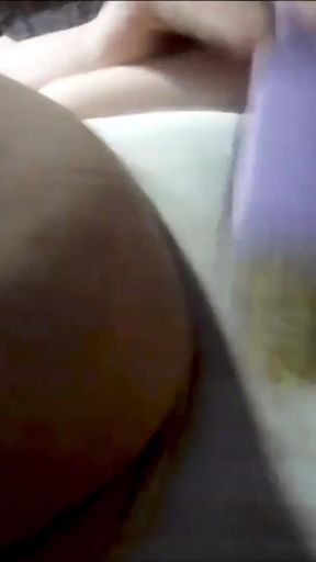 Stunning moment from "Horny hairbrush fucking pussy dirty panty"