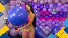 Lily Naughty Balloon Tease: A Sensual Scissor-Popping Show