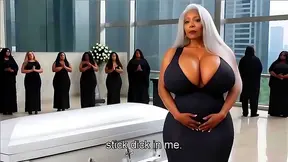 Step-Grandmas Big Tits Elevator Ride Leads to Creampie Climax Frenzy