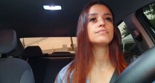 Passenger shows his dick to naughty app driver!