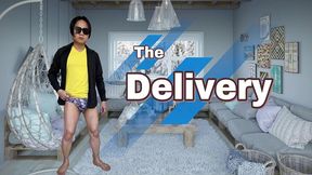 a well educated young man who hate his job that incudes being a delivery man