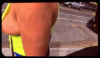 Steamy Wife Exposed: Nip Slipping in Public Without a Bra