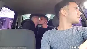 Threesome In The Car