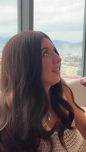 Spanish Blanca Wants to Try White Russian Cock and Gets Creampie in Pussy