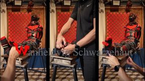 Latex Puppy Drone: Silicone Suit & Relentless Foot Tickling Through Socks FHD 1080p