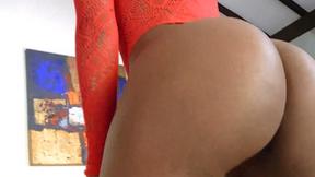 ”Huge ass African beautiful babe fucks at this audition to skip the waiting list”