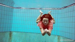 Madam's swimming pool movie by Underwater Show