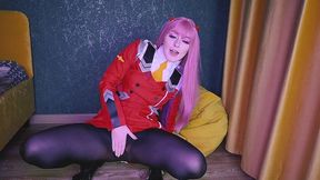 zero two can t stop squirt while you fuck her - cosplay pov spooky boogie darling in the franxx