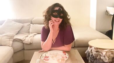 Valentine Blowjob POV Brunette Amateurs Crampies and Cumshot