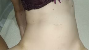Big Cumshot and Insert Cum Inside Her Pussy