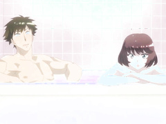 Anime Hentai - Unexpected Threesome With Girlfriend And Her Stepsis