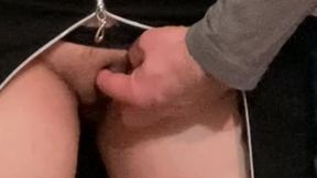 Perv Old Man Fingering Hot Babe in Public