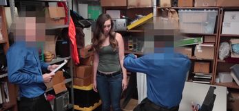 Thief Lexi Lovell Receives Relentless Threesome Punishment