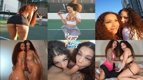 Guy Gets Lucky With 2 Curly Head Big Tits Fat Ass Lightskin