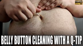 Belly Button Cleaning With A Q-Tip - Full HD 1080p - KingMarti - MOV