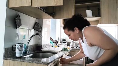 Colombiana Milf Employee Engulfs Massive Dildo Solo Mature Latina Amateur
