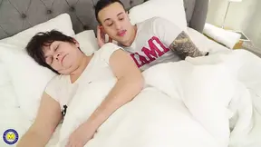 Hot Busty Granny Enjoys Steamy Sex With Young Modern Stud Man