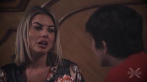 Addyson James gets naughty with her stepson in this hot reverse cowgirl sex story!