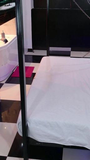 Threesome with two Mexican men and a Latina MILF fucked in front of her husband   Clip 2