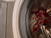 Young 19yo Perv Boy Cums On Fresh Underwear And Puts It Back In The Washing Machine