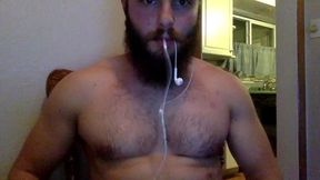 Beardy Stud Tyiping and Talking