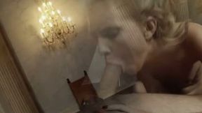 Busty Russian blonde Mandy Dee this massive D