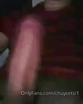 Fat dick throbbing and drooling pre cum