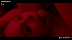 Vampire Boss turned into a group sex slave by her steamy employees in a wild