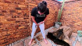 chubby slut piss desperation, pants wetting compilation
