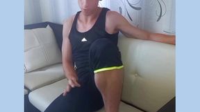 amazing anal masturbation of one handsome guy