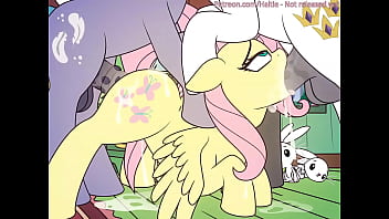 fluttershy being dominated in an orgy - a good girl - haltie(patreon)