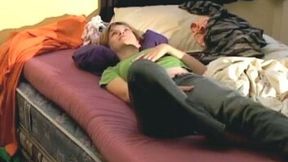 I don't bother my kinky natural wifey during her masturbation solo