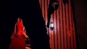 Redhead Jessica Takes 3D Bukakke In BlowBang With Rabbit SFM