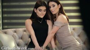 The brunette lover trio