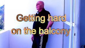 Natural big tits and big cock thrill on sun-soaked balcony