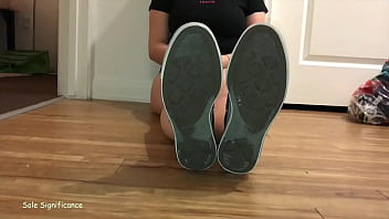 Sorority Girl&#039_s sexy Soles and Dirty socks