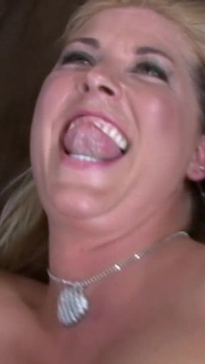 Hairy Blonde Devours BBC and Begs for Facial Load