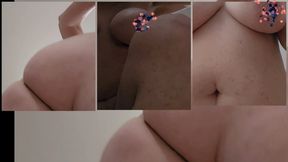 1 min Princess Giantess Real Up Close Huge Natural Tits And Big Gassy Farting Ass In Your Face
