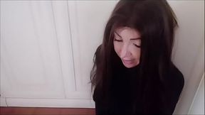 in the confessional with Chantal