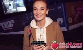 Kessie Shy FUCKED behind billboard in Berlin! Dates66