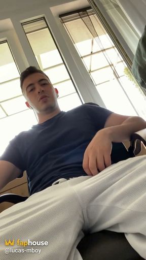 Lucas Mboy Jerks off and Shoots a Big Load