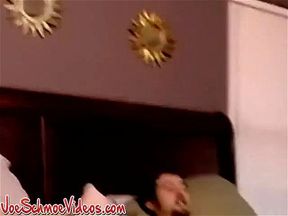 Amateur stud Shaggy jerking off before cumming solo