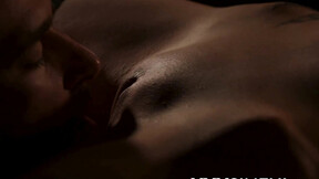 Horny couple plays orally before slow erotic doggy style