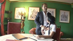 Lovely babe gets her pussy eaten out and stuffed with a cock