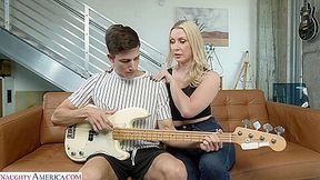 Parker Ambrose And Sydney Paige In Blonde Milf Teaches Step sons Friend How To Finger His Bass Guitar... And Her Pussy / 27.2.2023